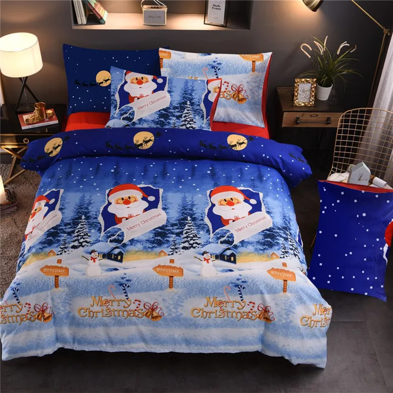 Christmas Decoration Santa Snowman Bed Cover Set Duvet Cover With Pillowcases Bedclothes Comforter Bedding Set Home Decor 61142
Christmas Decoration Santa Snowman Bed Cover Set Duvet Cover With Pillowcases Bedclothes Comforter Bedding Set Home Decor 61142