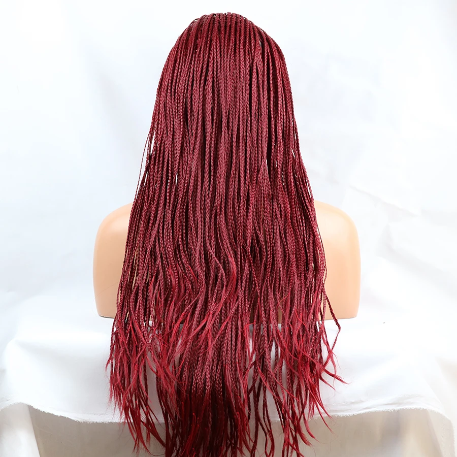 Long Red Braids Cosplay Lace Front Wig Styled Synthetic Wig High Temperature Fiber Hand Tied Replacement for Women Daily Wear
Long Red Braids Cosplay Lace Front Wig Styled Synthetic Wig High Temperature Fiber Hand Tied Replacement for Women Daily Wear