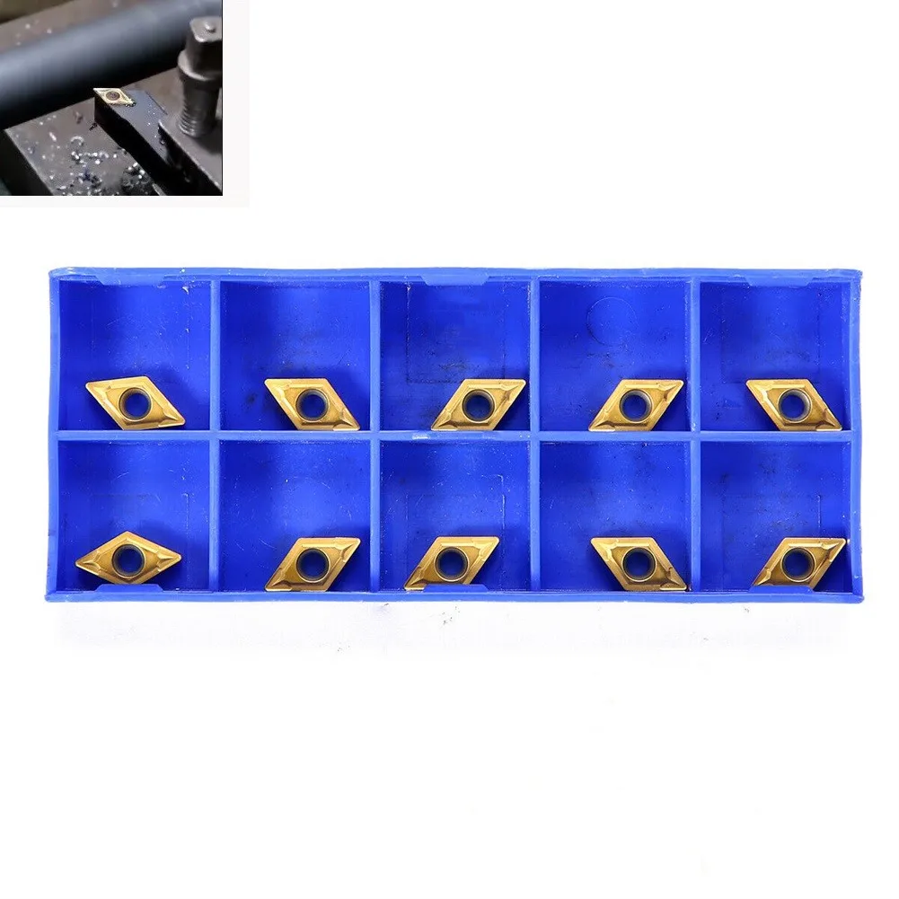 10x DCMT070204 US735 Carbide Inserts Blades For Lathe Turning Tool 12mm Holder Set Milling Cutter Parts Steel Cutting CNC
10x DCMT070204 US735 Carbide Inserts Blades For Lathe Turning Tool 12mm Holder Set Milling Cutter Parts Steel Cutting CNC
