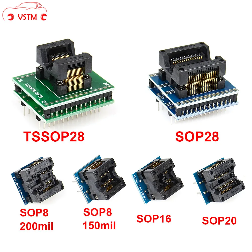 Адаптер TSSOP28, SSOP28, SOP28-DIP28, SOP20, SOP16, SOP8, 150mil200mil, совместим с разъемом tssop20ssop20, tssop8, 6 шт./компл.
Адаптер TSSOP28, SSOP28, SOP28-DIP28, SOP20, SOP16, SOP8, 150mil200mil, совместим с разъемом tssop20ssop20, tssop8, 6 шт./компл.