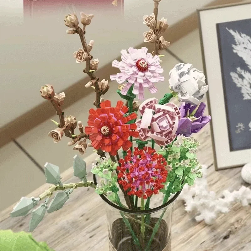 Moc Creative Bouquet Rose Tulip Flowers Model Building Blocks Romantic Home Decoration Diy Assembly Bricks Kids Toys Girl Gift
Moc Creative Bouquet Rose Tulip Flowers Model Building Blocks Romantic Home Decoration Diy Assembly Bricks Kids Toys Girl Gift