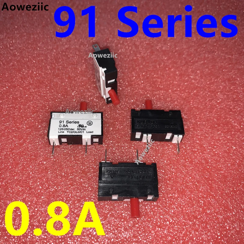2Pcs 91 Series 0.8A 125V/250VAC 50VDC KUOYUH Overcurrent protector short circuit overload switch fuse Protection switch 
2Pcs 91 Series 0.8A 125V/250VAC 50VDC KUOYUH Overcurrent protector short circuit overload switch fuse Protection switch