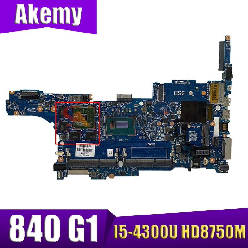 For HP Elitebook 840 G1 850 G1 I5-4300U HD8750M Mainboard 730804-001 730804-501 Laptop motherboard 6050A2559101-MB-A03 DDR3
For HP Elitebook 840 G1 850 G1 I5-4300U HD8750M Mainboard 730804-001 730804-501 Laptop motherboard 6050A2559101-MB-A03 DDR3