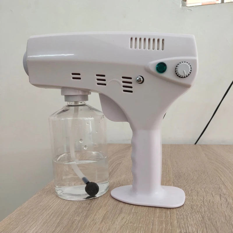 600ml Electric Sprayer Machine Blu-ray Alcohol Disinfectant Spray Gun 1.5m Disinfect Spray Distance Atomizer Sterilization Spray
600ml Electric Sprayer Machine Blu-ray Alcohol Disinfectant Spray Gun 1.5m Disinfect Spray Distance Atomizer Sterilization Spray