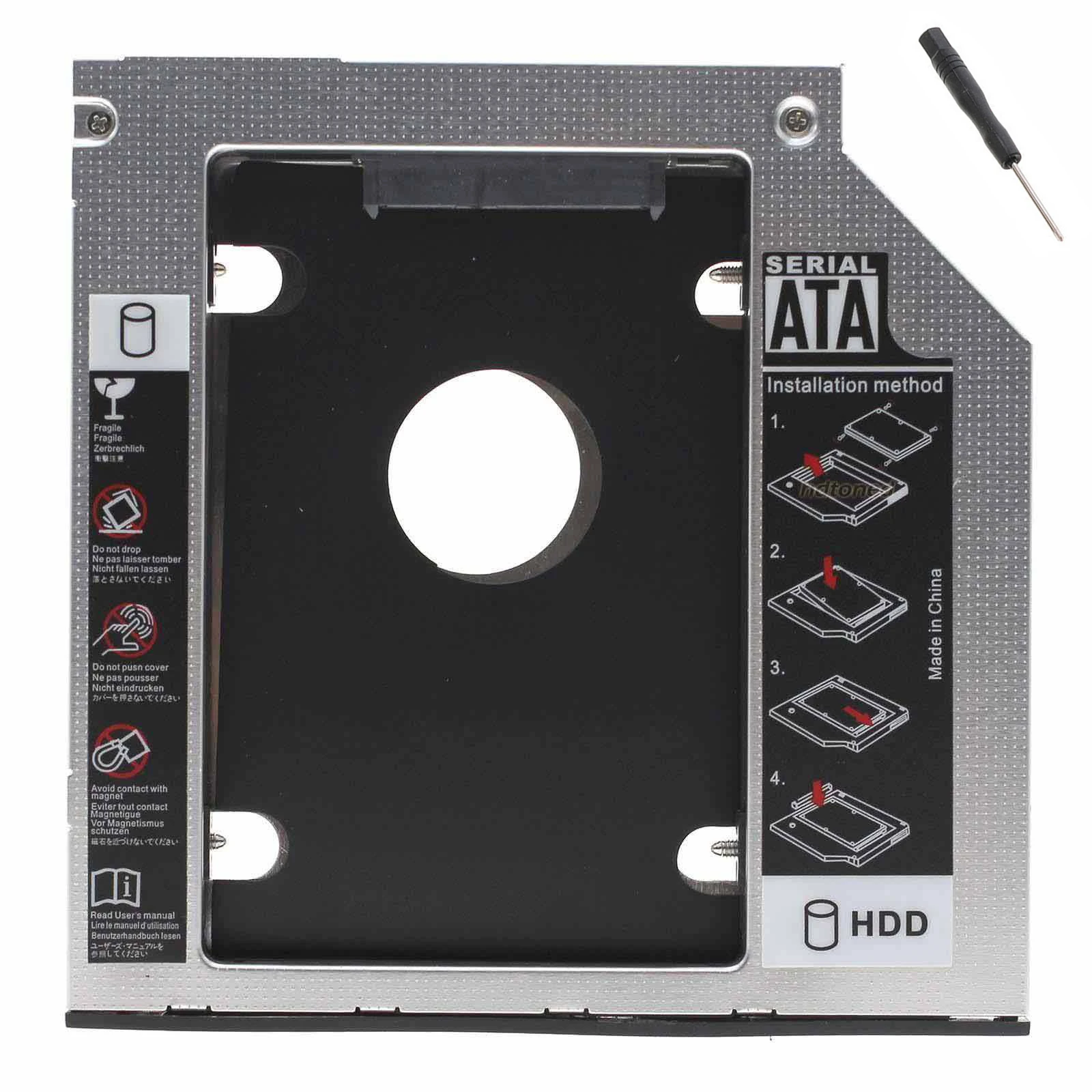 12.7mm 2nd Hard Drive SSD HDD Caddy for HP Elitebook 8460p 8470p 8560p 8570p 8760p
12.7mm 2nd Hard Drive SSD HDD Caddy for HP Elitebook 8460p 8470p 8560p 8570p 8760p
