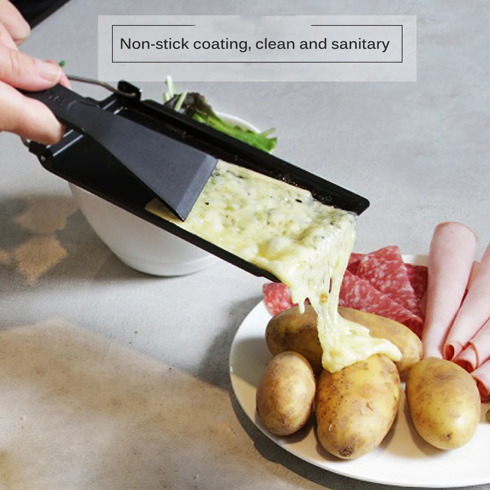 Portable Cheese Baking Roaster With Wood Handle Carbon Steel Cheese Grill Durable Non-Stick Cheese Baking Tray Camping Cooking
Portable Cheese Baking Roaster With Wood Handle Carbon Steel Cheese Grill Durable Non-Stick Cheese Baking Tray Camping Cooking