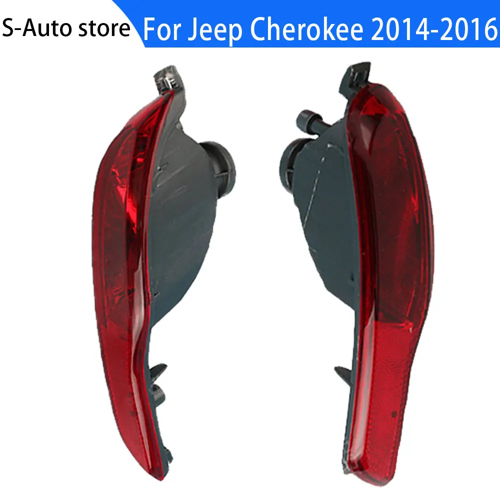Red Reflective Rear Bumper Lights Assembly Fog Light 68102877ac 68102876ac For Jeep Cherokee 2014 2015 2016
Red Reflective Rear Bumper Lights Assembly Fog Light 68102877ac 68102876ac For Jeep Cherokee 2014 2015 2016