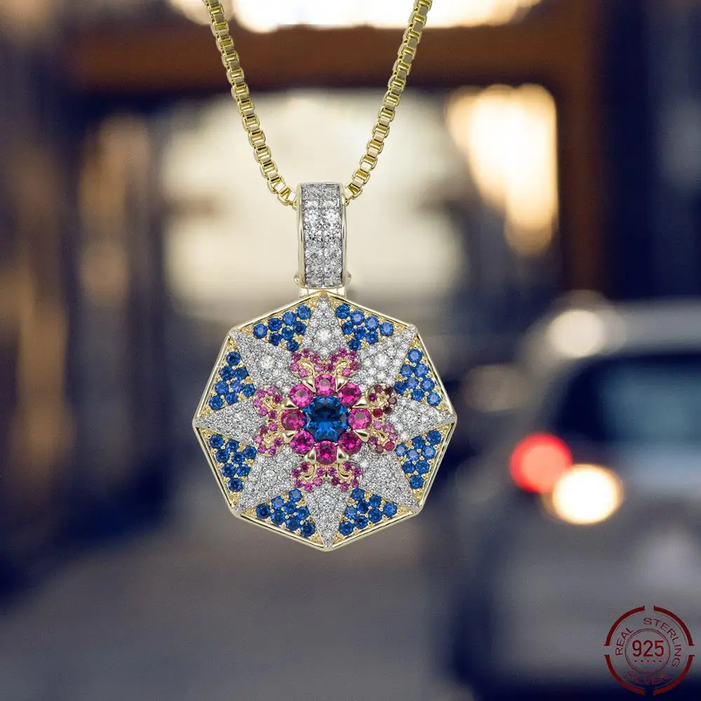 CHENZHON Flower Style Pendants Necklaces For Men Women Iced Out Paved Cubic Zirconia Top Quality Fashion Jewellery Box
CHENZHON Flower Style Pendants Necklaces For Men Women Iced Out Paved Cubic Zirconia Top Quality Fashion Jewellery Box