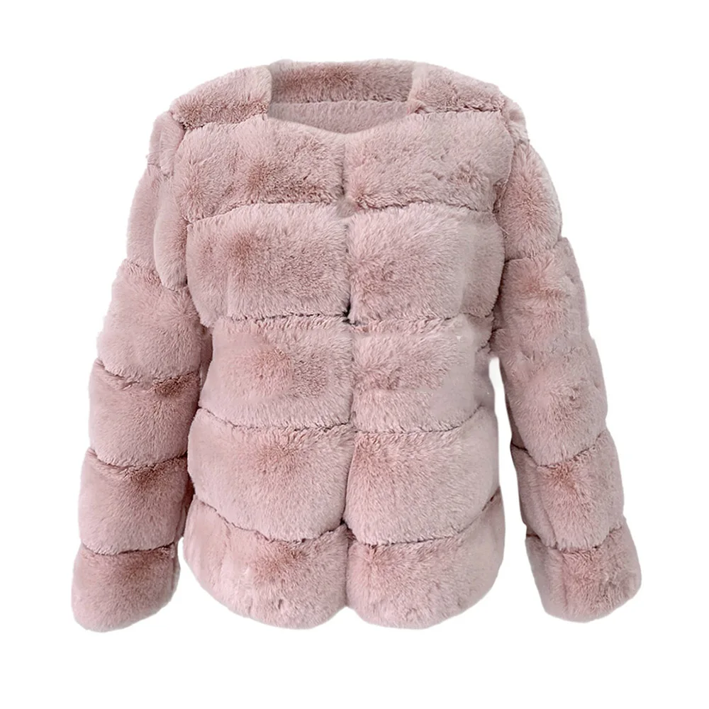 Faux Fur Overcoat Thick Winter Short Faux Fur Coat Solid Outwears Long-sleeved Stitching Female Fashion Zipper Women Coats
Faux Fur Overcoat Thick Winter Short Faux Fur Coat Solid Outwears Long-sleeved Stitching Female Fashion Zipper Women Coats