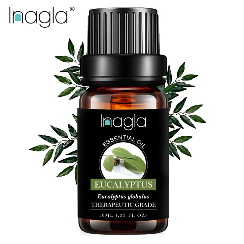 

Inagla Eucalyptus Essential Oils Pure Natural 10ML Pure Essential Oils Aromatherapy Diffusers Oil Relieve Stress Home Air Care