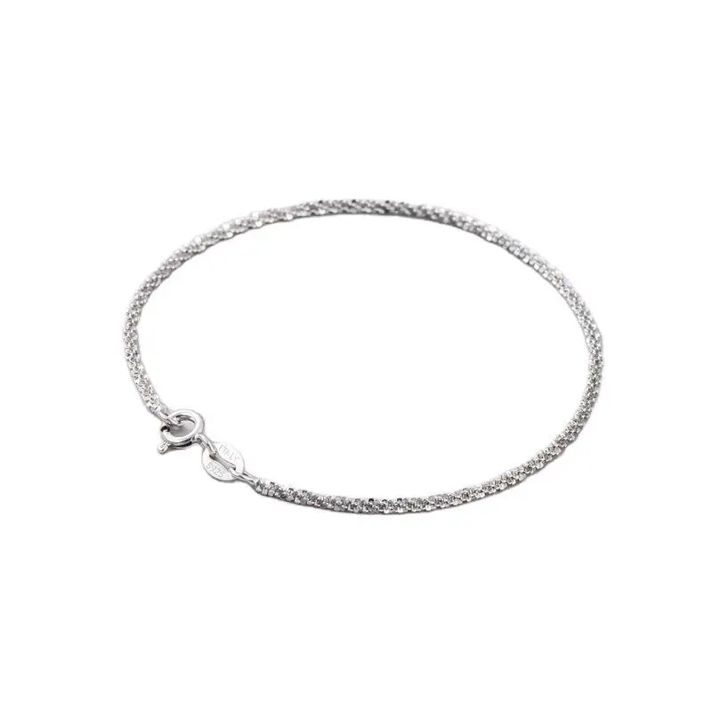 

Sodrov S925 sterling silver cauliflower bracelet women's Japanese and Korean fashion simple cold wind creative student bracelet