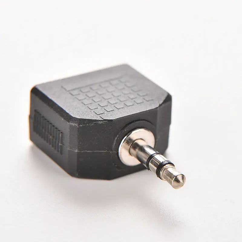 New 2PCS 3.5mm Male to 2 Female Adapter Jack 1 to 2 Double Earphone Headphone Y Splitter Cable Cord Adapter Plug for MP3 Phone
New 2PCS 3.5mm Male to 2 Female Adapter Jack 1 to 2 Double Earphone Headphone Y Splitter Cable Cord Adapter Plug for MP3 Phone