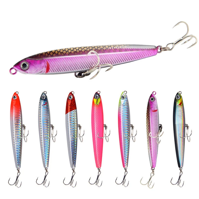 Sinking Pencil Fishing Bait Fishing Lures Weights 10-24g 3D Eyes Artificial Fake Fish Bait Fishing Tackles Fishing Accessories 
Sinking Pencil Fishing Bait Fishing Lures Weights 10-24g 3D Eyes Artificial Fake Fish Bait Fishing Tackles Fishing Accessories