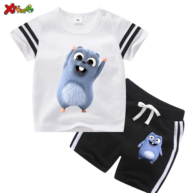 Summer kids sports striped suit Boys Girls Clothes Cartoon Little bear set 2021 Kids Boy Clothing Set Short T-shit + Short pants
Summer kids sports striped suit Boys Girls Clothes Cartoon Little bear set 2021 Kids Boy Clothing Set Short T-shit + Short pants