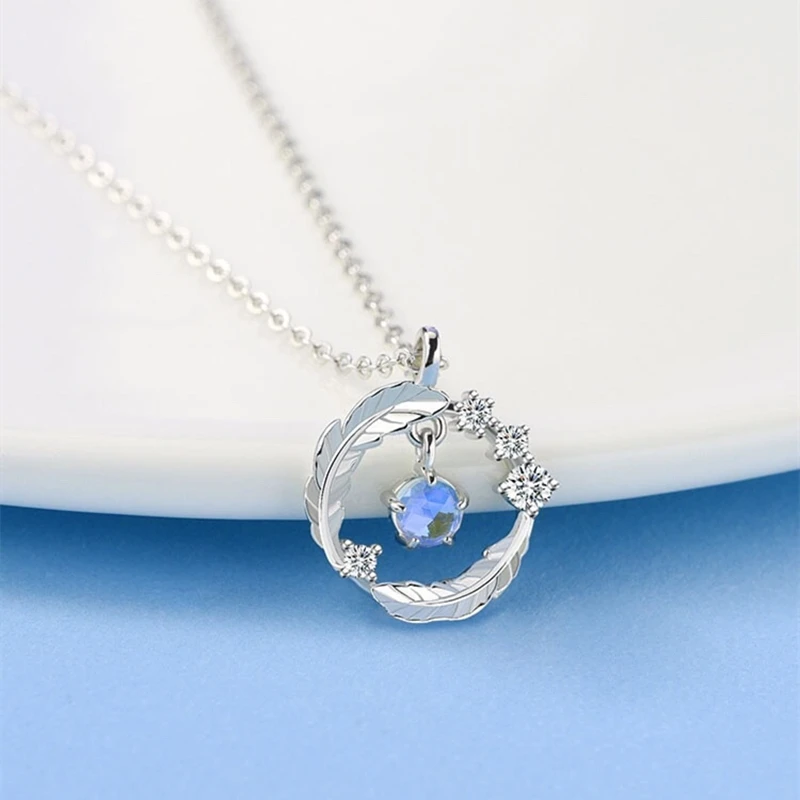2021 New Fashion Necklace Moon Shape Silvery Collares Para Mujer Feather Copper Metal Necklaces for Women Birthday Gifts
2021 New Fashion Necklace Moon Shape Silvery Collares Para Mujer Feather Copper Metal Necklaces for Women Birthday Gifts
