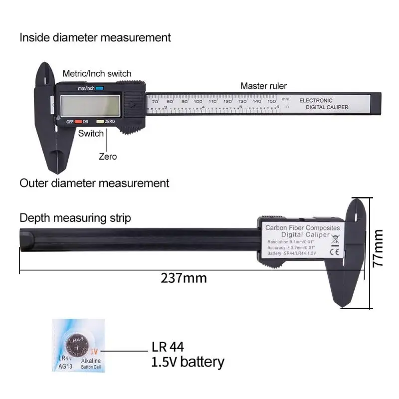 Newest electronic digital display vernier caliper 0-150mm digital display bicycle repair tool bike chain measuring ruler
Newest electronic digital display vernier caliper 0-150mm digital display bicycle repair tool bike chain measuring ruler