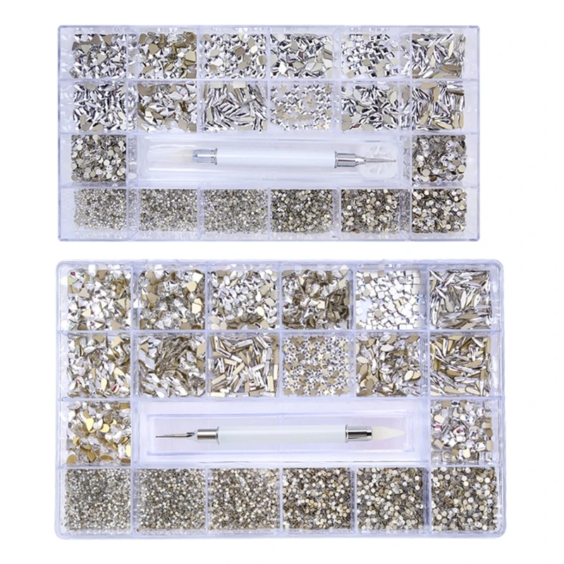 Nail Art Decoration Rhinestones Round Beads Multi Shapes Glass for Nails Makeup Face Decor Crafts Supply
Nail Art Decoration Rhinestones Round Beads Multi Shapes Glass for Nails Makeup Face Decor Crafts Supply
