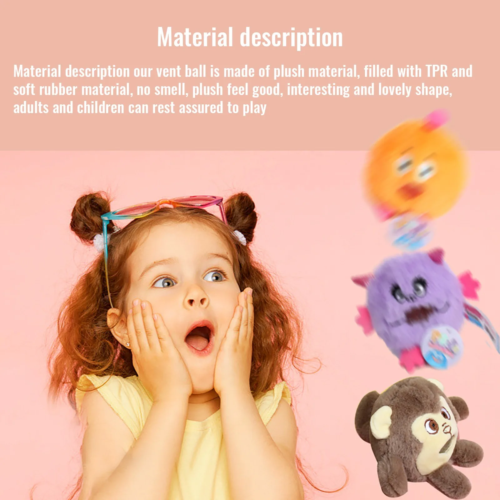 Cute Plush Vent Ball Small Animal Pinch Decompression Ball Festival Gift 2ml Good Decompression Partner Dropshipping Novelty
Cute Plush Vent Ball Small Animal Pinch Decompression Ball Festival Gift 2ml Good Decompression Partner Dropshipping Novelty