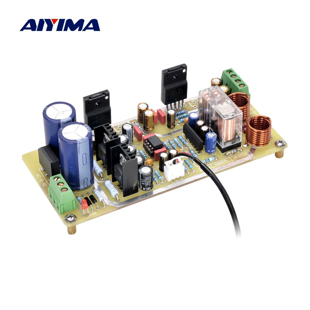 Усилитель мощности AIYIMA SK18752 звуковая плата 30Wx2 стереоусилители звука NE5532 OP
