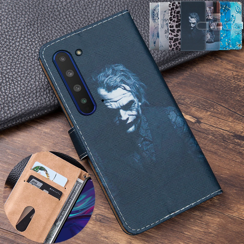 Чехол для телефона с 3d-тиснением в виде книжки клоуна Sharp Aquos R5G чехол карточным