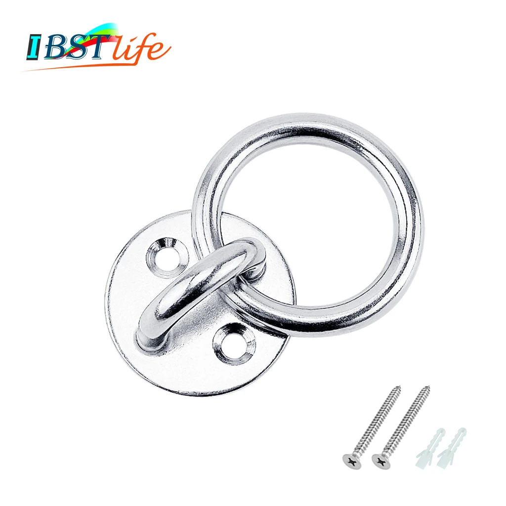 Stainless Steel 316 Round Pad Eye Plates Boat Marine Mooring Ceiling Wall Mount Base Hook Strap Tie Down Hook Yoga Accessories
Stainless Steel 316 Round Pad Eye Plates Boat Marine Mooring Ceiling Wall Mount Base Hook Strap Tie Down Hook Yoga Accessories