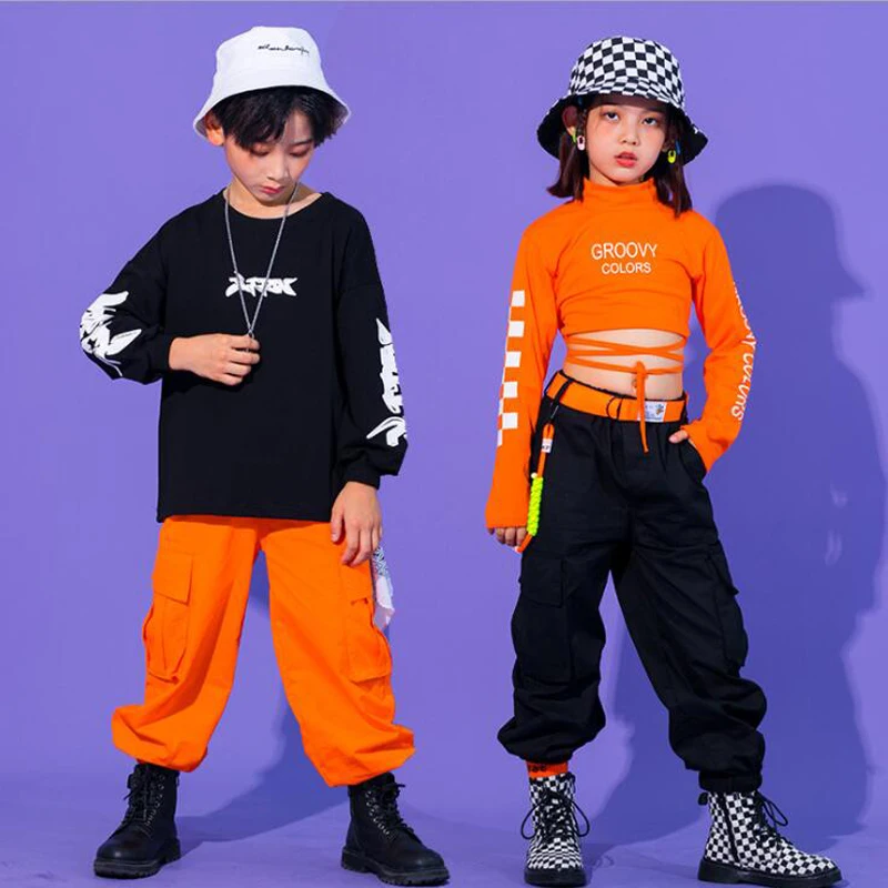 Kids Competitions Hip Hop Clothing Sweatshirt Crop Tops Cargo dance Pants Girls Boys Concert Jazz Dancing Costume Street wear
Kids Competitions Hip Hop Clothing Sweatshirt Crop Tops Cargo dance Pants Girls Boys Concert Jazz Dancing Costume Street wear