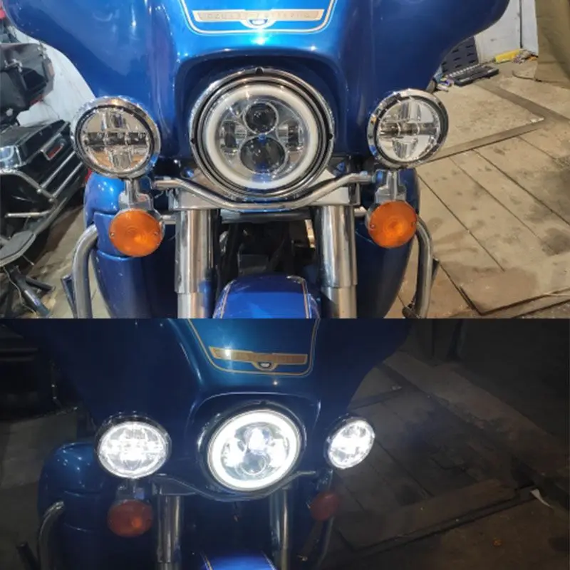 

DOT 7"INCH LED Headlight For Ducati Monster 1000 600 620 695 750 800 900 S4R Sport 4.5 inch fog lamp 7" Mounting Bracket