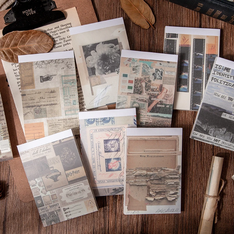 50pcs/pack Vintage Materials Mini Book Scrapbooking Cards Journaling DIY Album Creative Stationery Decorative Supplies
50pcs/pack Vintage Materials Mini Book Scrapbooking Cards Journaling DIY Album Creative Stationery Decorative Supplies