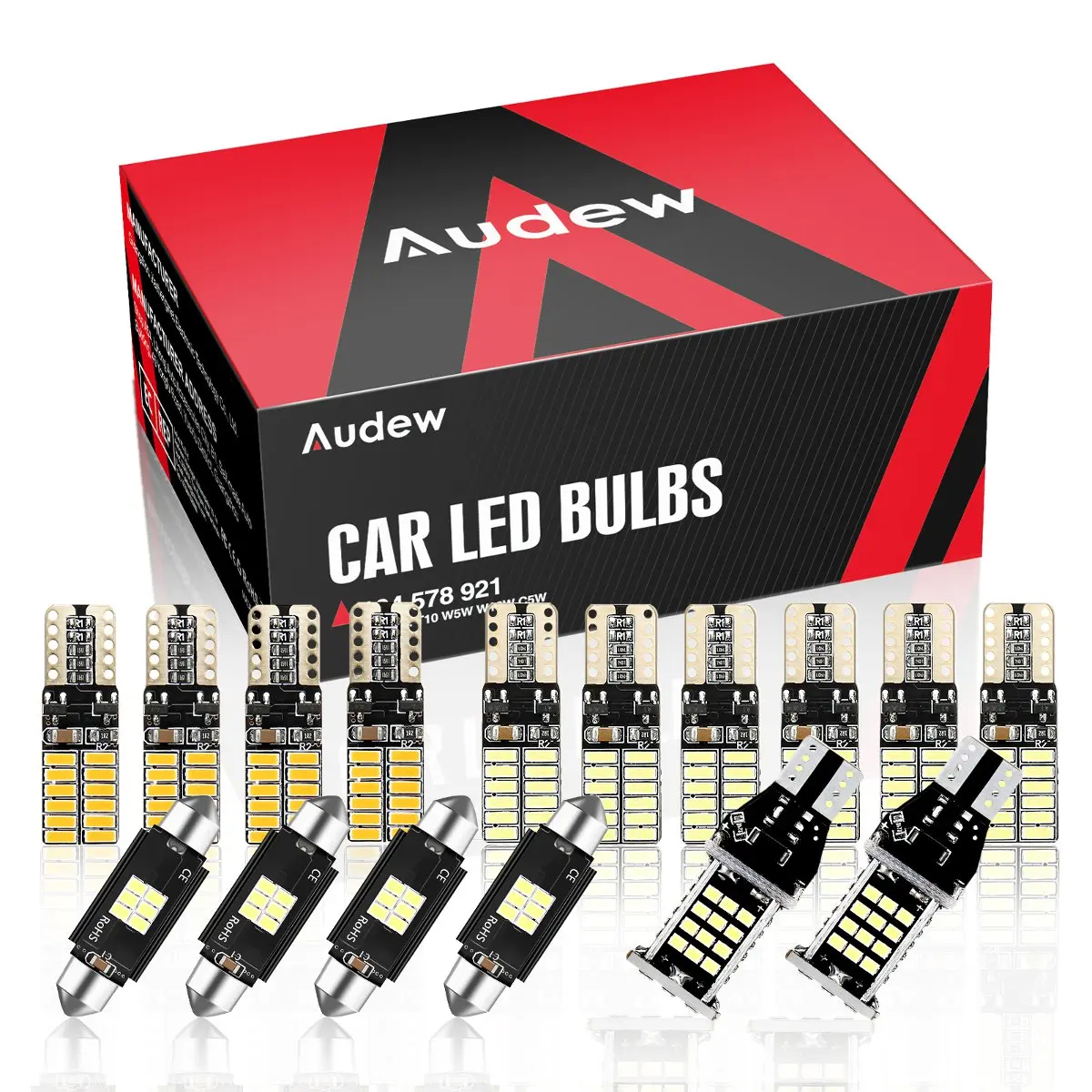 16pcs Error Free LED Bulb Light for Car T10 194 2825 W5W T15 Car Interior Dome Map Door Courtesy License Plate Lights Festoon
16pcs Error Free LED Bulb Light for Car T10 194 2825 W5W T15 Car Interior Dome Map Door Courtesy License Plate Lights Festoon