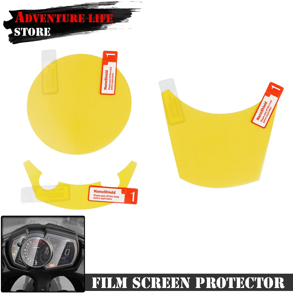 Motorcycle Cluster Scratch Protection Speedometer Film Screen Protector For Kawasaki NINJA 400 300 650 NINJA1000 Versys X300
Motorcycle Cluster Scratch Protection Speedometer Film Screen Protector For Kawasaki NINJA 400 300 650 NINJA1000 Versys X300