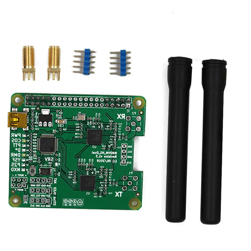 V1.3 MMDVM HS Dual Hat Duplex Hotspot P25 DMR YSF NXDN For Raspberry Pi MMDVM Expansion Board Duplex HotSPOT Modul
V1.3 MMDVM HS Dual Hat Duplex Hotspot P25 DMR YSF NXDN For Raspberry Pi MMDVM Expansion Board Duplex HotSPOT Modul