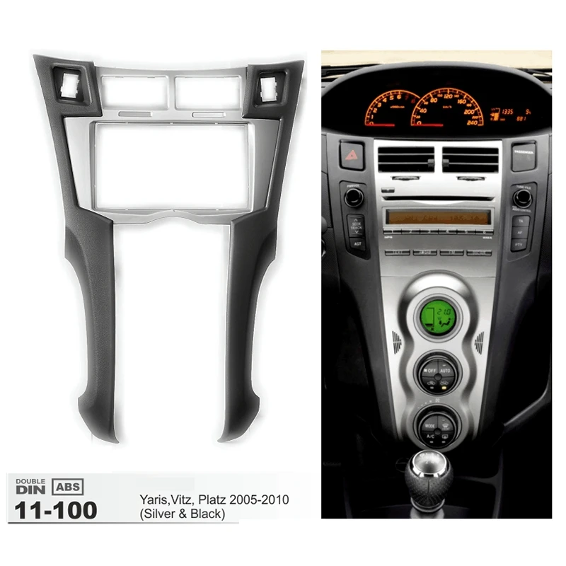 2 Din Car Radio Stereo Frame Trim Kit Of Dashboard For Toyota Yaris Vitz Platz 2005-2011 Dvd Player Installation Bezel
2 Din Car Radio Stereo Frame Trim Kit Of Dashboard For Toyota Yaris Vitz Platz 2005-2011 Dvd Player Installation Bezel