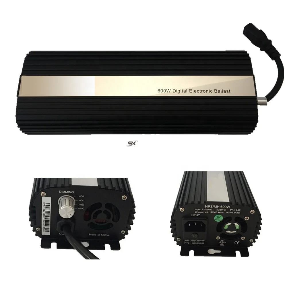 EU PLUG MH/HPS 600w Dimmable Electronic Aluminio Lamp Ballasts for Lighting Accessories
EU PLUG MH/HPS 600w Dimmable Electronic Aluminio Lamp Ballasts for Lighting Accessories