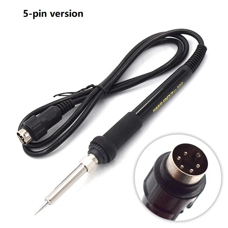 AC Electric Soldering Iron Handle 907A 5.90" Black For 907A Heating Element Wholesale Welding Gum Handle Electric Iron
AC Electric Soldering Iron Handle 907A 5.90" Black For 907A Heating Element Wholesale Welding Gum Handle Electric Iron