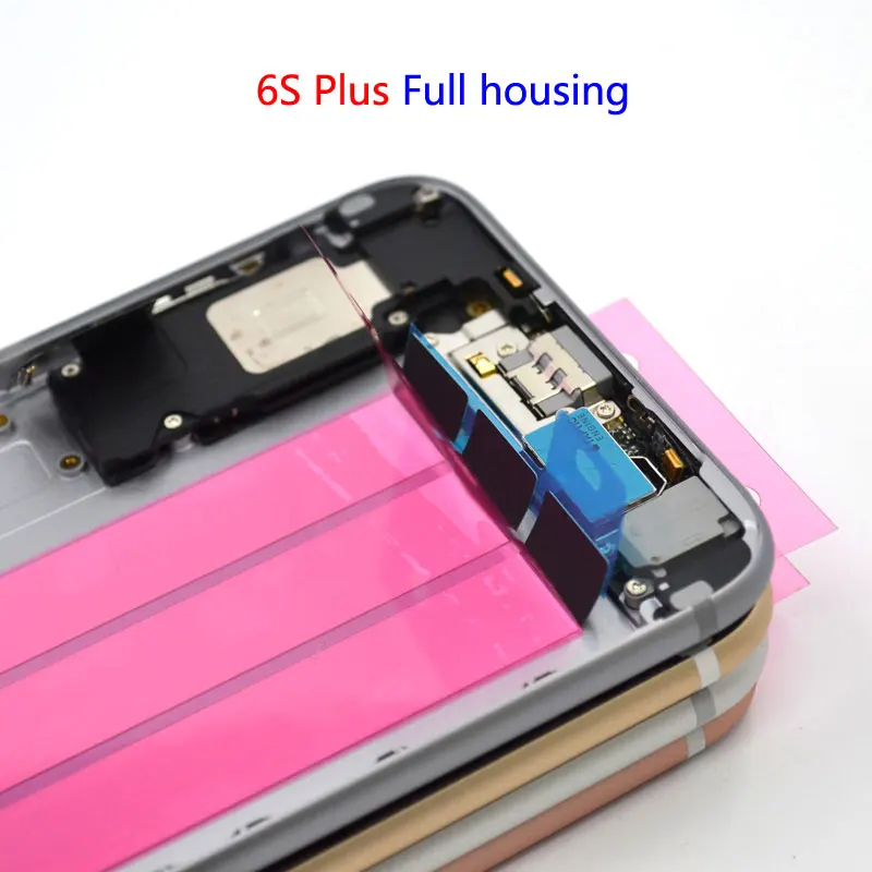 6SP Full Housings For IPhone 6S Plus Middle Frame Bezel Chassis Back Housing Battery Door Rear Cover Body with Flex Cable
6SP Full Housings For IPhone 6S Plus Middle Frame Bezel Chassis Back Housing Battery Door Rear Cover Body with Flex Cable