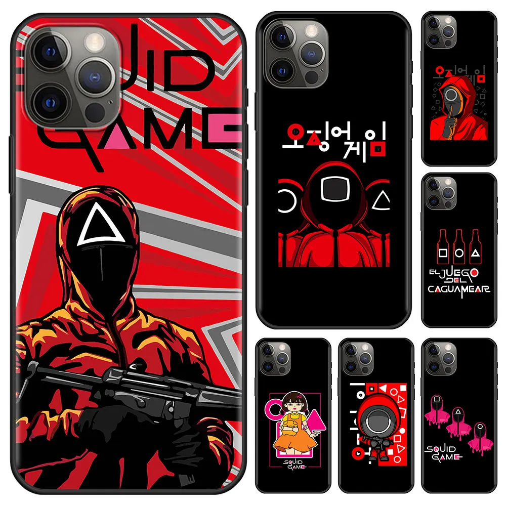 Game Squid Silicone Phone Case for Apple iPhone 13 Pro Max 12 Mini 11 7 8 Plus 6 6S+ 5 5S X XS XR SE Cover Coque Shell Capa Bag
Game Squid Silicone Phone Case for Apple iPhone 13 Pro Max 12 Mini 11 7 8 Plus 6 6S+ 5 5S X XS XR SE Cover Coque Shell Capa Bag