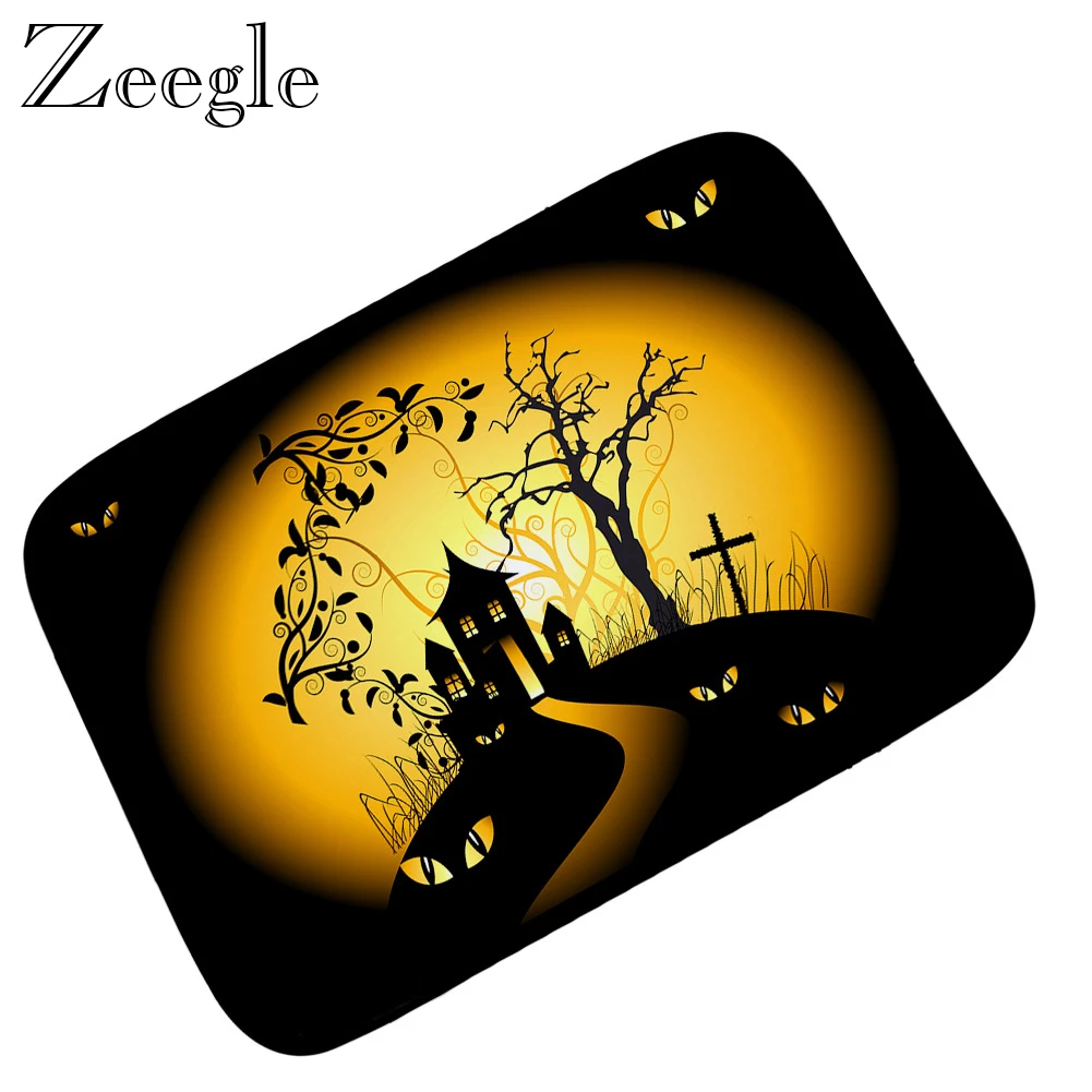 Дверной коврик Zeegle, забавный мультяшный напольный коврик на Хэллоуин, нескользящий ковер для ванной комнаты, кухонный коврик, прикроватный ...
Дверной коврик Zeegle, забавный мультяшный напольный коврик на Хэллоуин, нескользящий ковер для ванной комнаты, кухонный коврик, прикроватный ...