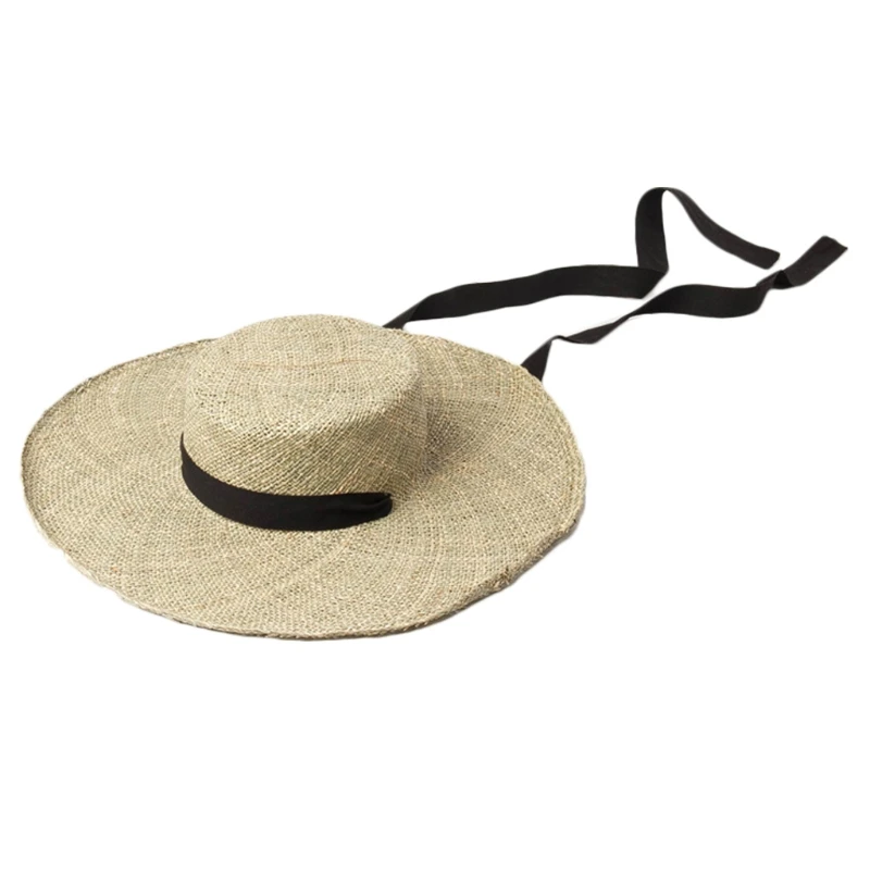 Chic Straw Sun Hat Packable Sun Cap Soft Ribbon Straps Fix Foldable Travel Seaside Companion Reduce UV Harm
Chic Straw Sun Hat Packable Sun Cap Soft Ribbon Straps Fix Foldable Travel Seaside Companion Reduce UV Harm