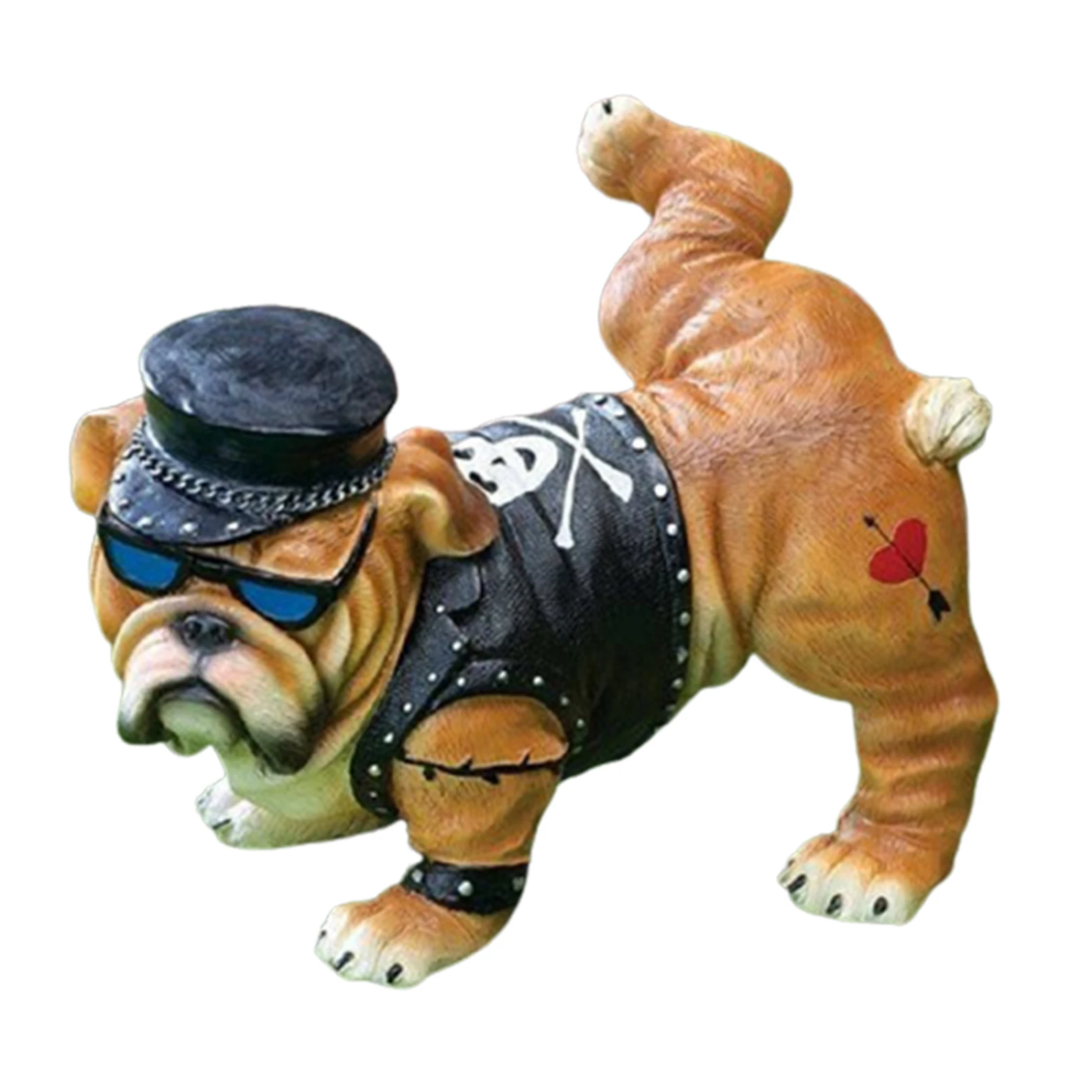 Cute Badass Glasses Dog Ornaments Home Living Room Decoration Resin Crafts Garden Resin Ornaments BDF99
Cute Badass Glasses Dog Ornaments Home Living Room Decoration Resin Crafts Garden Resin Ornaments BDF99