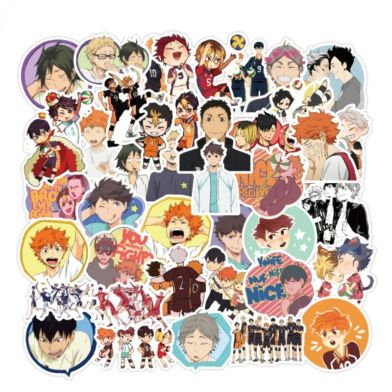 10/30/50pcs Haikyuu Graffiti Stickers Japanese Anime Volleyball for Suitcase Laptop Luggage Motorcycle Phone Skateboard Car
10/30/50pcs Haikyuu Graffiti Stickers Japanese Anime Volleyball for Suitcase Laptop Luggage Motorcycle Phone Skateboard Car