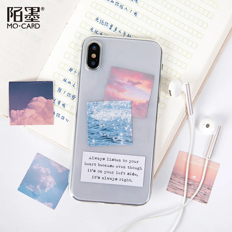 46 pcs /Box Sky and Oceans DIY Adhensive Diary Stickers Stationery Decorative Stick Label
46 pcs /Box Sky and Oceans DIY Adhensive Diary Stickers Stationery Decorative Stick Label