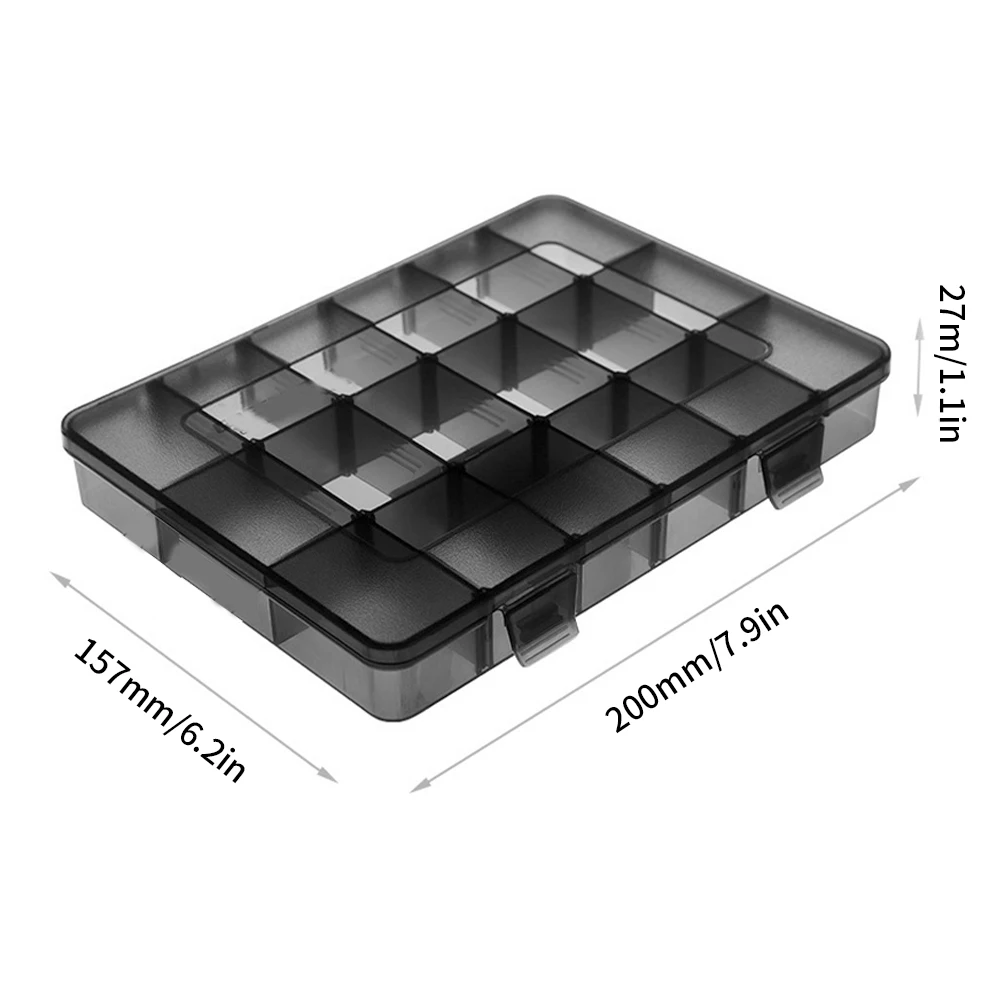 2PCS Practical Grid Storage Box 18 Grid Plastic Organizer With Adjustable Dividers For Craft Bead Nail Screw Jewellery Container 
2PCS Practical Grid Storage Box 18 Grid Plastic Organizer With Adjustable Dividers For Craft Bead Nail Screw Jewellery Container