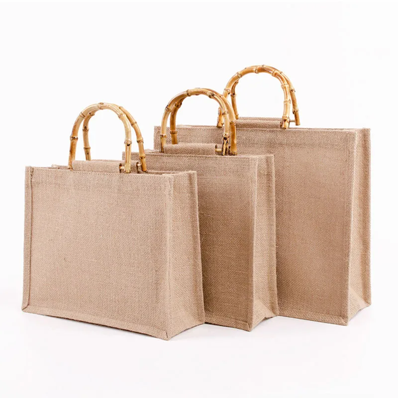 Kitchen Reusable Natural Burlap Tote Bags Jute Bags Tote Bag Eco Friendly Burlap Grocery Bags for Shopping Beach Vacation Picnic
Kitchen Reusable Natural Burlap Tote Bags Jute Bags Tote Bag Eco Friendly Burlap Grocery Bags for Shopping Beach Vacation Picnic