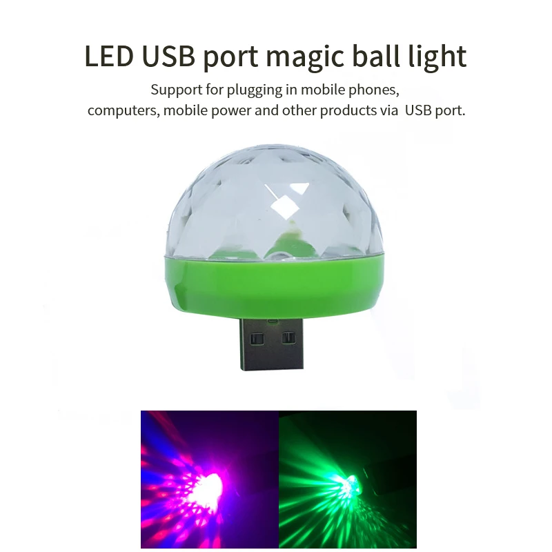 Mini USB Disco Light Party Lights Portable Crystal LED Magic Ball Stage Lamp Colorful Effect For Home Party Karaoke Decor
Mini USB Disco Light Party Lights Portable Crystal LED Magic Ball Stage Lamp Colorful Effect For Home Party Karaoke Decor
