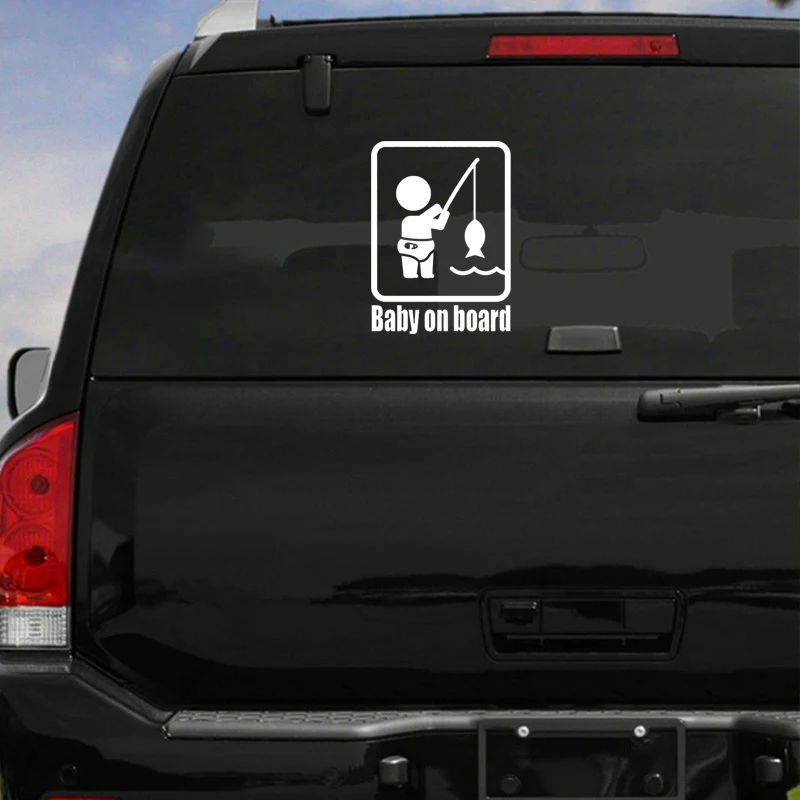 Baby ON BOARD Fishing WARNING SAFETY SIGN Stickers and Decals Car Styling Funny Motorcycle Helmet Decal Vinyl Waterproof PVC
Baby ON BOARD Fishing WARNING SAFETY SIGN Stickers and Decals Car Styling Funny Motorcycle Helmet Decal Vinyl Waterproof PVC