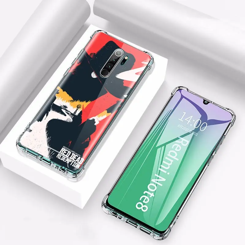 Phone Case for Xiaomi Redmi Note 9S 8 8T 9 7 9A K30 Pro 9C 7 7A Airbag Anti Fall Casos Clear Covers Red Dead Redemption 2 
Phone Case for Xiaomi Redmi Note 9S 8 8T 9 7 9A K30 Pro 9C 7 7A Airbag Anti Fall Casos Clear Covers Red Dead Redemption 2