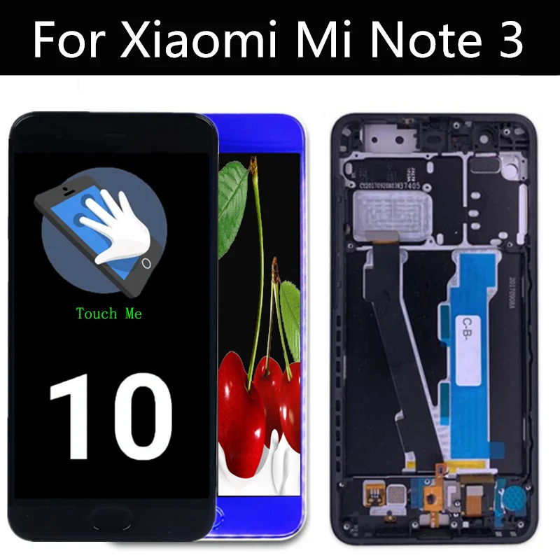 LCD with frame For Xiaomi Mi Note3 LCD Display Touch Screen Replacement Accessories For xiaomi mi Note 3 MCE8 LCD
LCD with frame For Xiaomi Mi Note3 LCD Display Touch Screen Replacement Accessories For xiaomi mi Note 3 MCE8 LCD