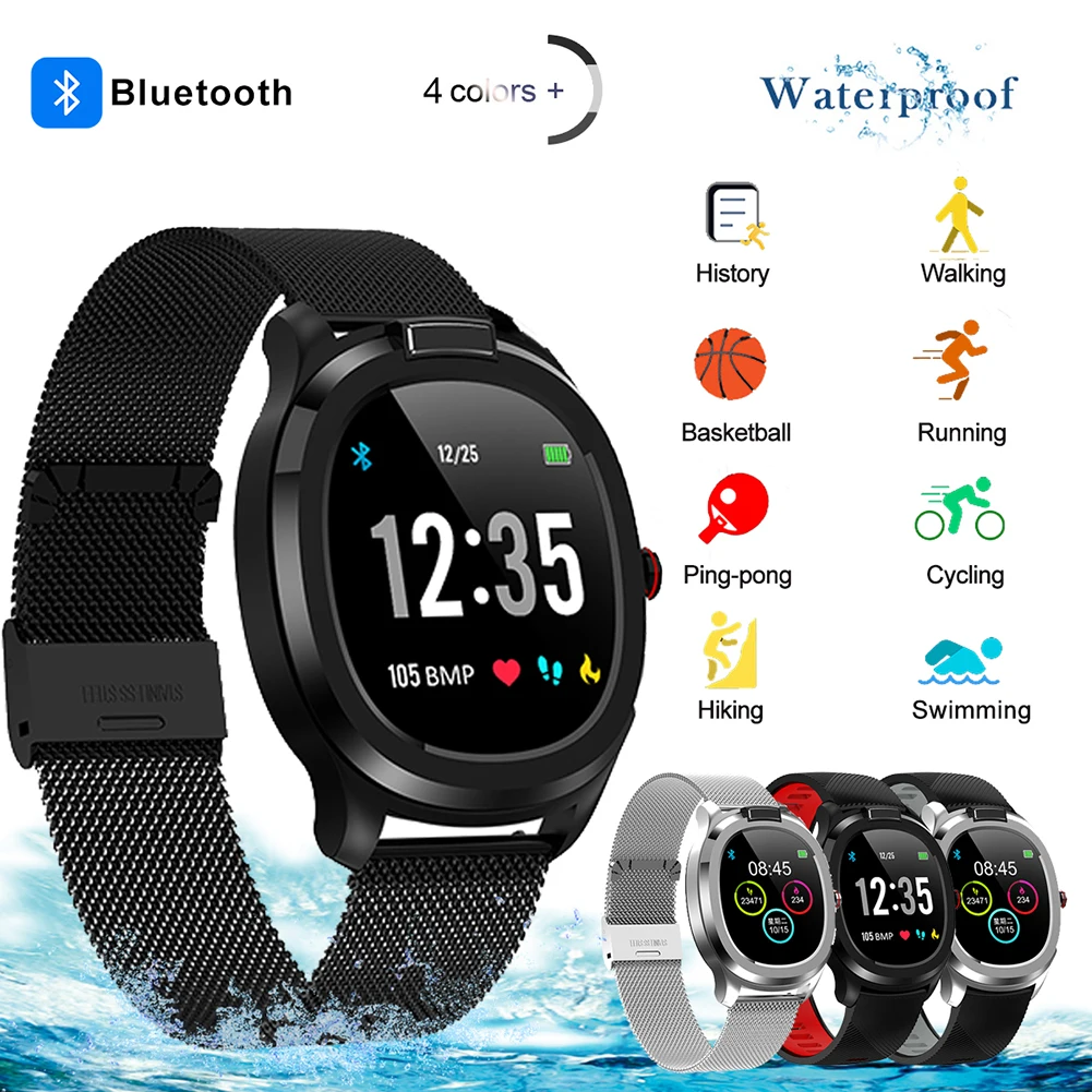 Smart Watch Bluetooth4.0 Smart Watch 1.3 Touch Srcreen Men Women Sports Clock Heart Rate Monitor Smarband for IOS Android Phone
Smart Watch Bluetooth4.0 Smart Watch 1.3 Touch Srcreen Men Women Sports Clock Heart Rate Monitor Smarband for IOS Android Phone