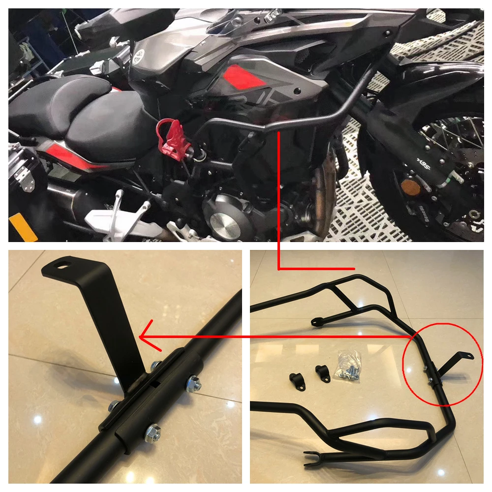 Black SIlver Matt color Crashbars For Benelli trk 502 502X motorcycle crash protection Customized Engine bumper
Black SIlver Matt color Crashbars For Benelli trk 502 502X motorcycle crash protection Customized Engine bumper