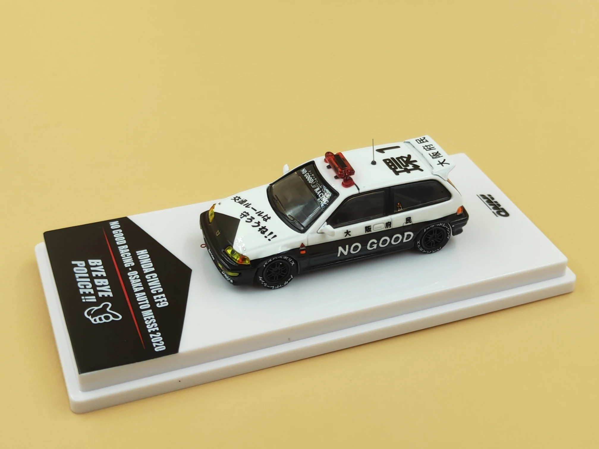 INNO 1:64 Honda Civic Ef9, полицейский автомобиль Осака, металлические модели литых под давлением моделей автомобилей, игрушки
INNO 1:64 Honda Civic Ef9, полицейский автомобиль Осака, металлические модели литых под давлением моделей автомобилей, игрушки
